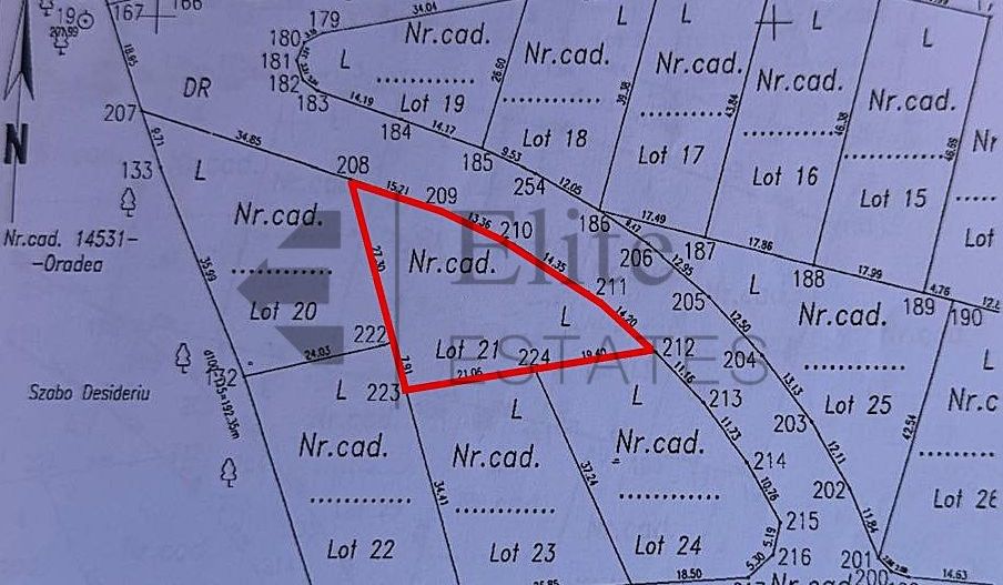Teren 842 de vanzare in zona Dealuri Oradea - Poză 4