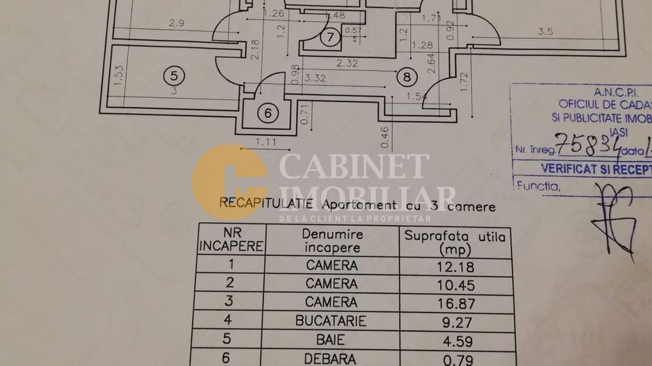 Etaj 3 Apartament 3 Camere Decomandat Belvedere Pizza-Nico Nicolina - Poză 7