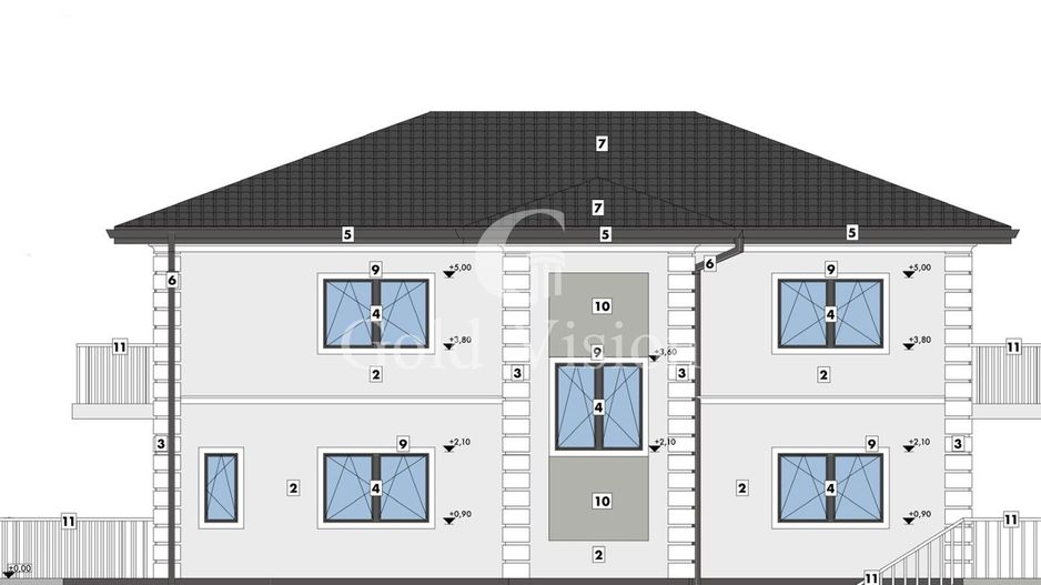 Casa noua cu 5 camere si teren de 740 mp in Livezeni - Poză 1