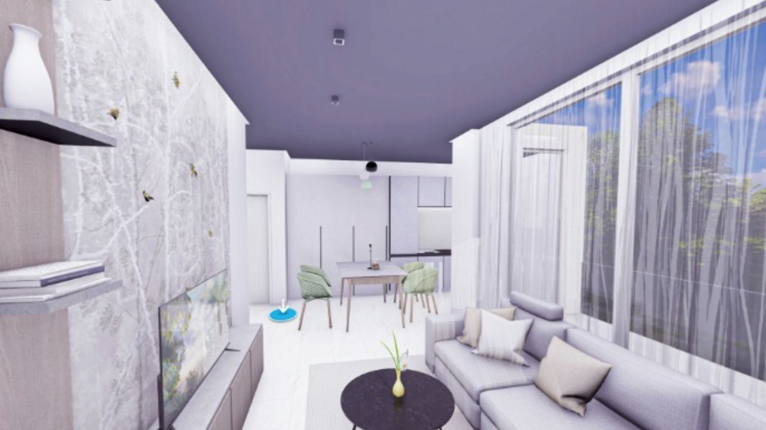 Direct Dezvoltator Ap, 2 cam 66  mp  Et. 3/5 OBA REZIDENCE   Mamaia Nord - Poză 3