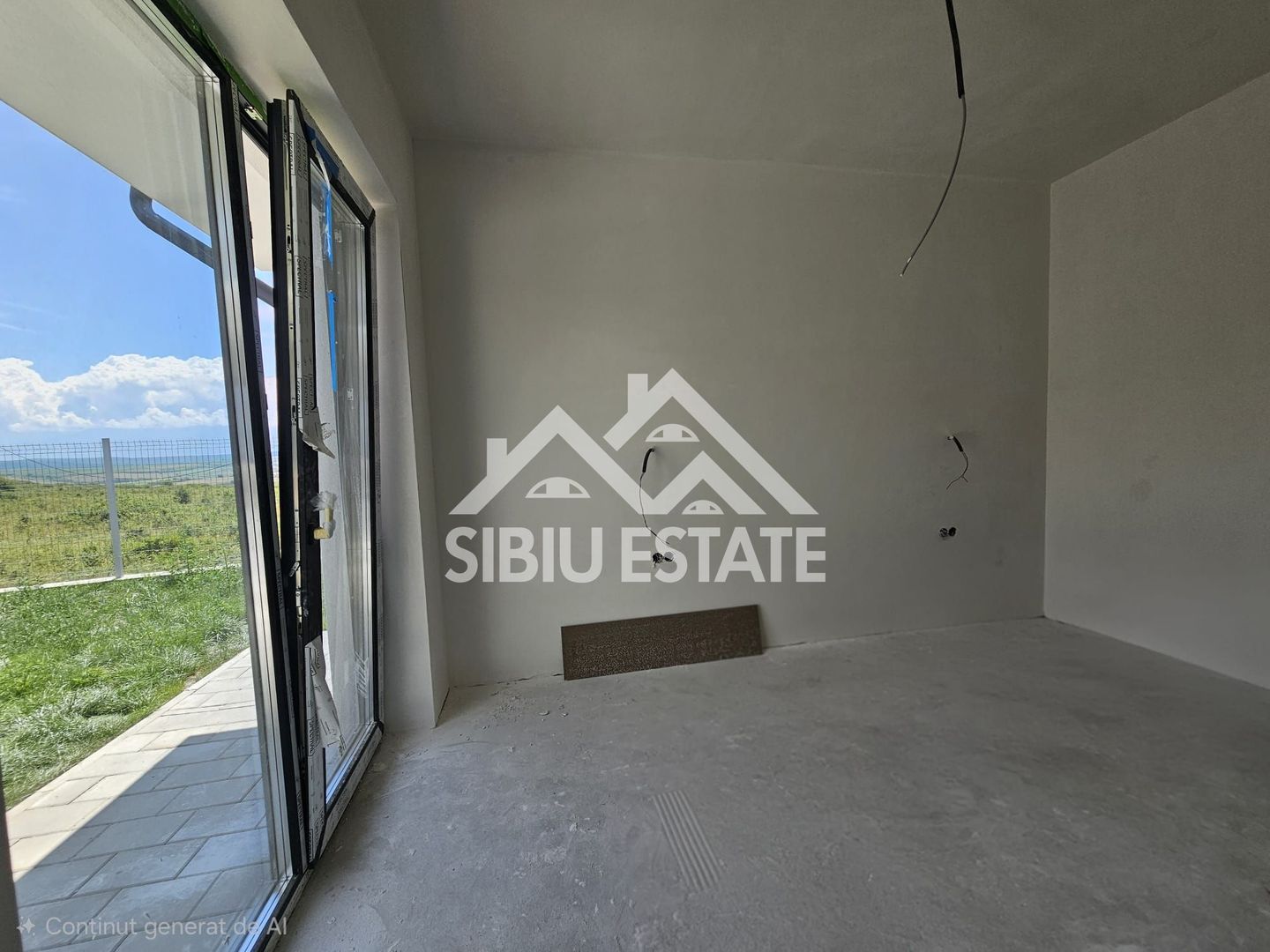 Casa pe parter, cu priveliste panoramica partial finisata - Poză 7