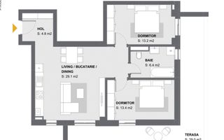 Aradului-Apartament 3 Camere-Centrala Proprie - Poză 17