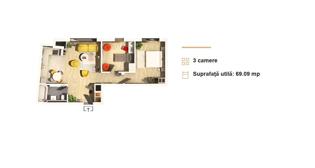 Apartament 3 camere in apropiere de Parcul Central - Poză 6