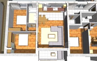 Apartament Ultracentral cu 2 camere,  Piata Unirii, 55mp - Poză 3