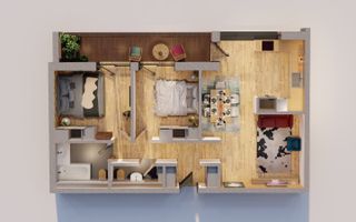 Apartament 75mp LA CHEIE., garaj si boxa, Sibiu - Schiță 12