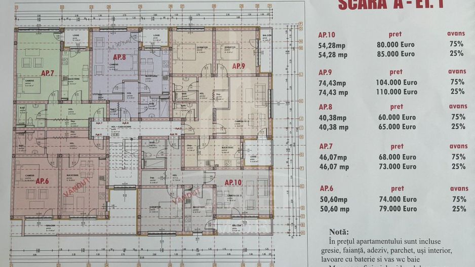 Apartamente 2-3 camere de vânzare Cartier NOU | Șelimbăr-Pictor Brana - Poză 6