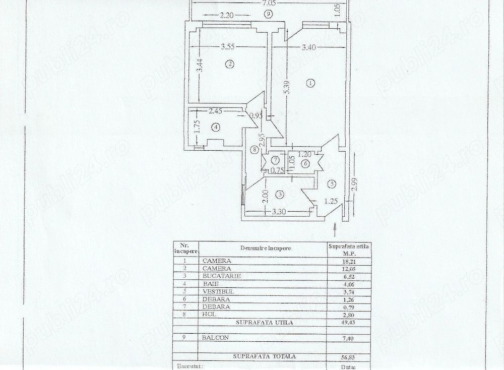Apartament 2 camere de vanzare Lujerului - Poză 10