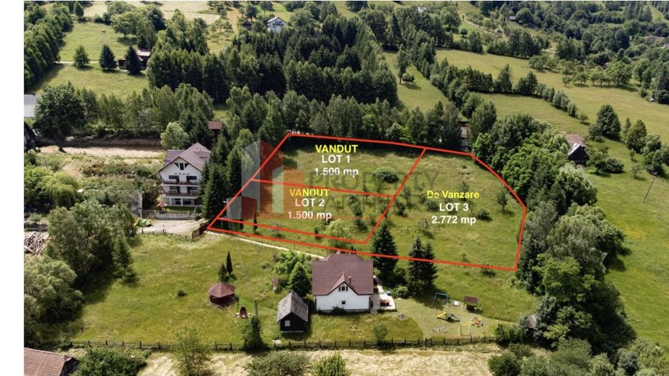 Teren intravilan Bran 2.772 mp | Vedere Piatra Craiului | Potrivit pentru cabane - Poză 1