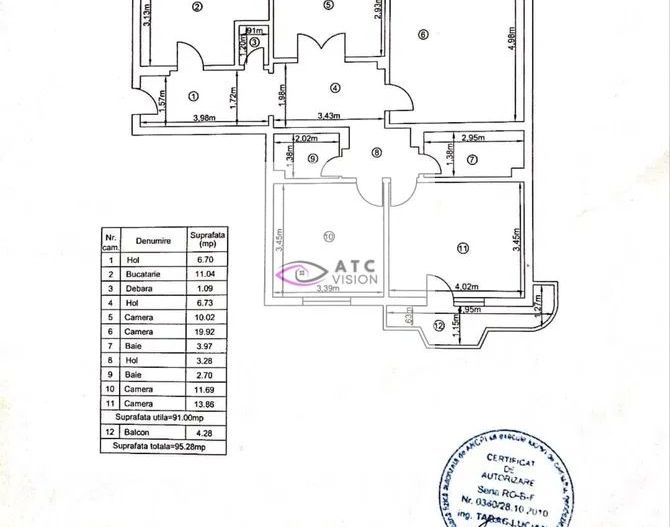 Apartament 4 camere - 13 Septembrie - Mall Prosper - Etaj 2 - 96mp - Poză 2