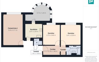 Apartament cu 3 camere în zonă de maxim interes - Poză 8