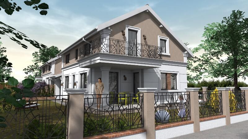 Duplex la cheie despartit prin garaj - Poză 11