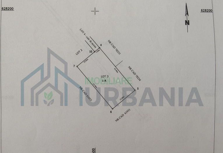 Teren intravilan Vorovesti – 2 parcele de 1000 mp, utilitati, strada Pieptanari - Poză 2