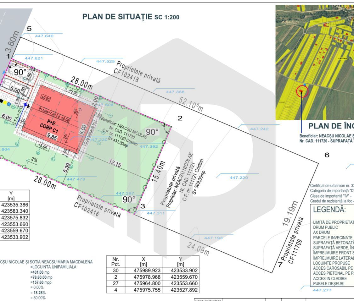Casa Single Cristian | 4 Camere | 570mp de  Gradina - Poză 10