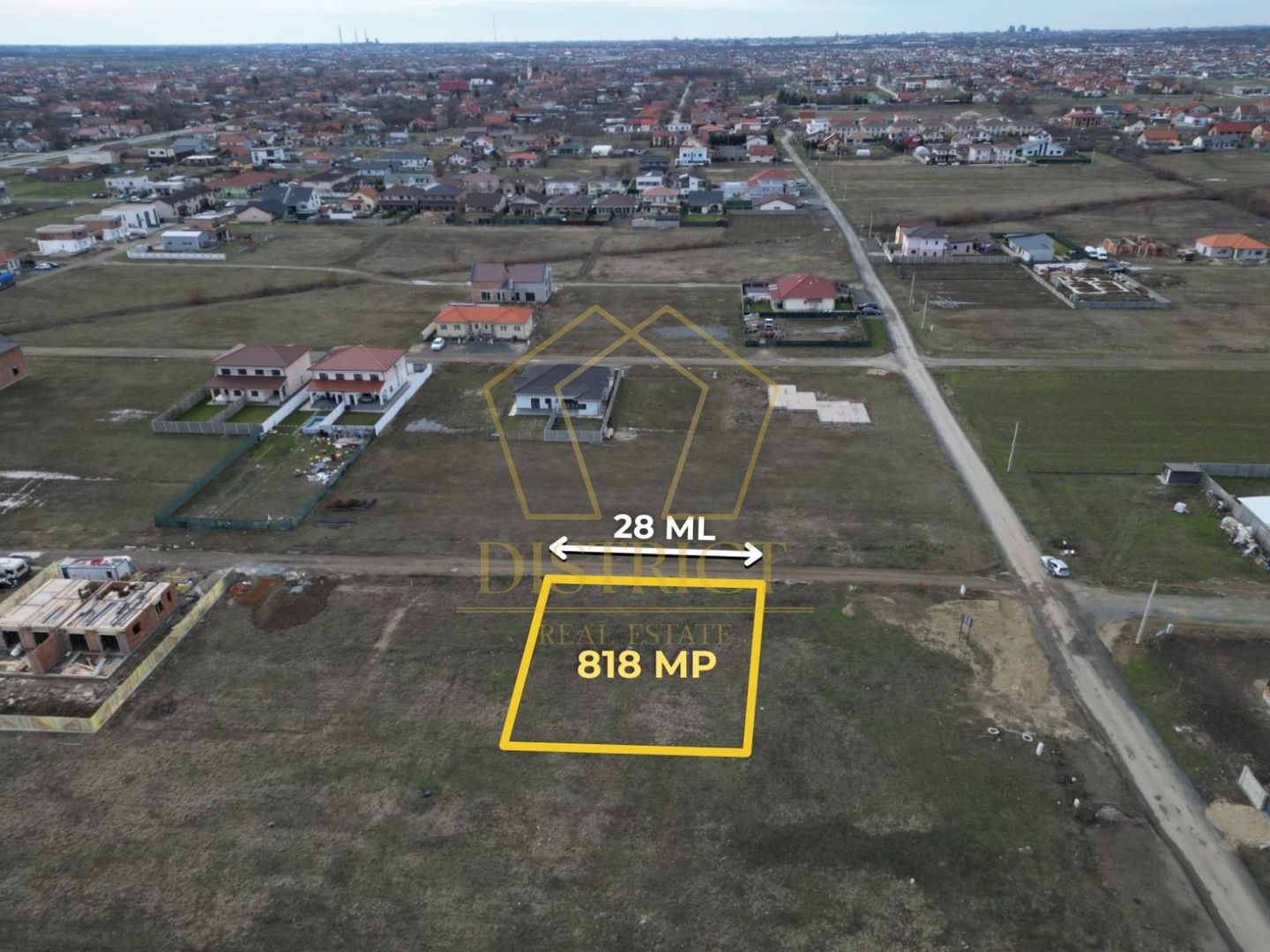 COM 0% Teren constructii casa individuala sau duplex | Mosnita Noua - Poză 1