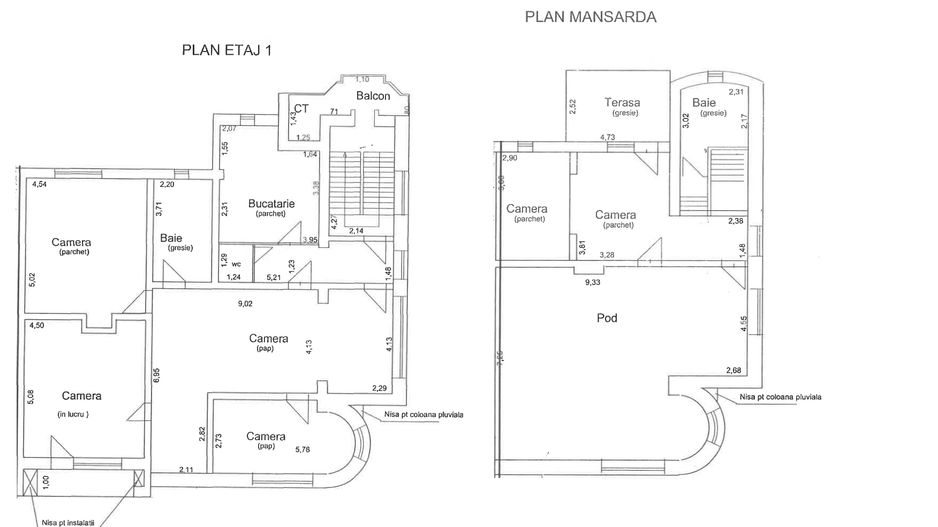 OPORTUNITATE | Apartament la Casa | 160 MP+Pod | Mehala | Comision 0% - Schiță 24