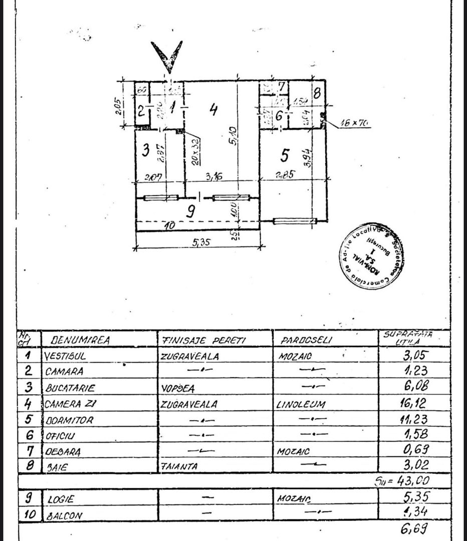 APARTAMENT 2 CAMERE 1 MAI METROU - Poză 6
