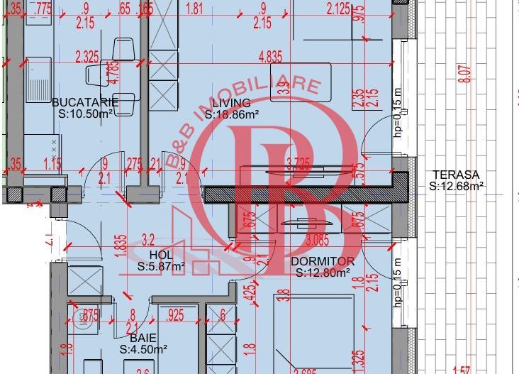 Apartament 2 camere Parcare Gratis Theodor Pallady 5min STB - Schiță 3