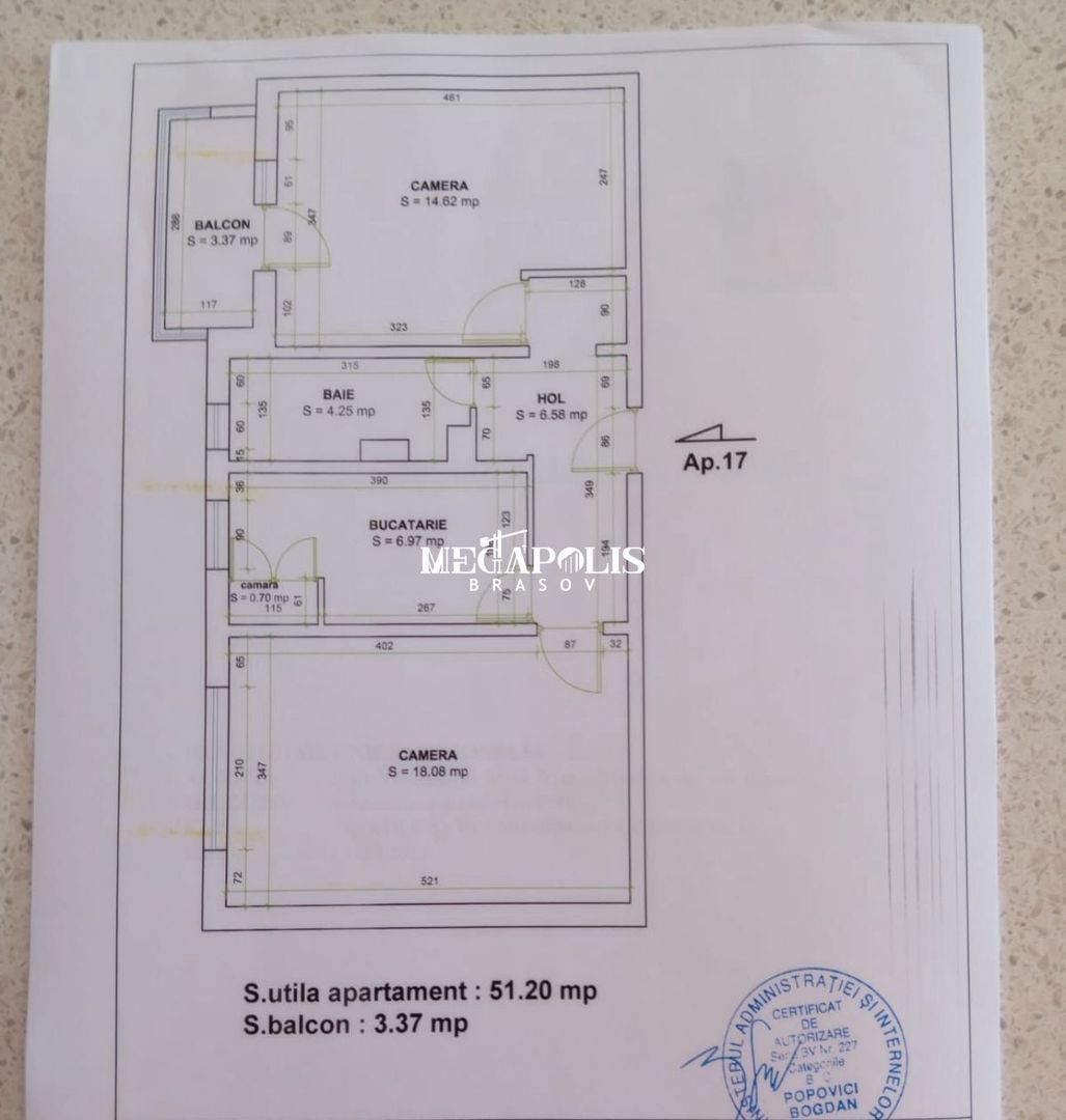Sacele 2 Camere Decomandat - Poză 5