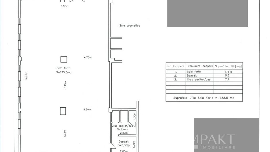 Spatiu comercial 194 m2 Zorilor, zona Calea Turzii - Poză 6