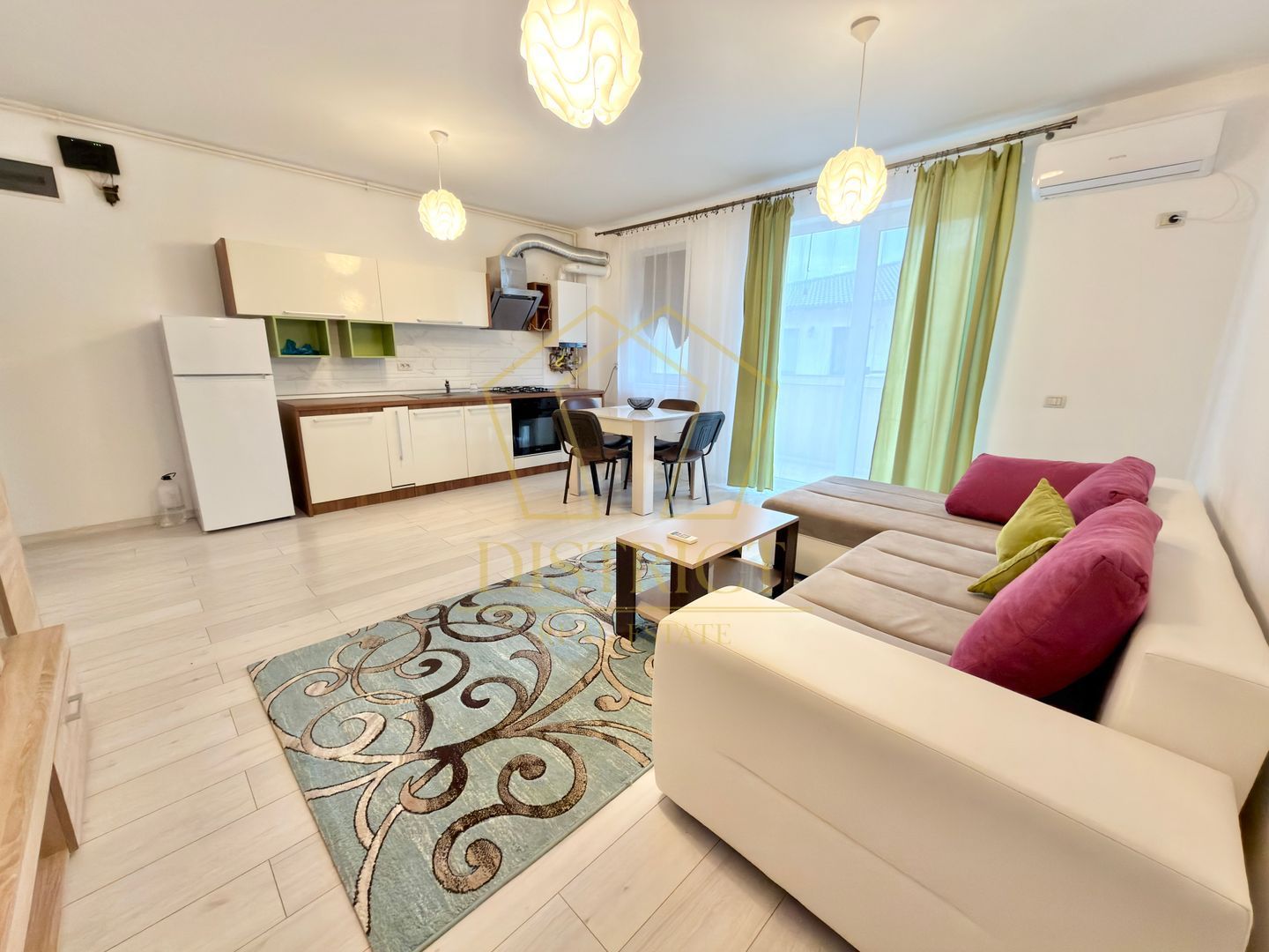 Apartament cu 2 camere complet mobilat si utilat in Giroc langa ESO la asfalt. - Poză 2