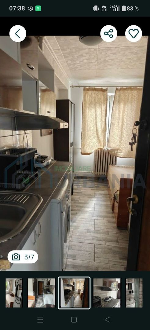 Vand camera camin 12 mp, Bularga, cu wc si dus, renovat complet, mobilat si utilat - Poză 3