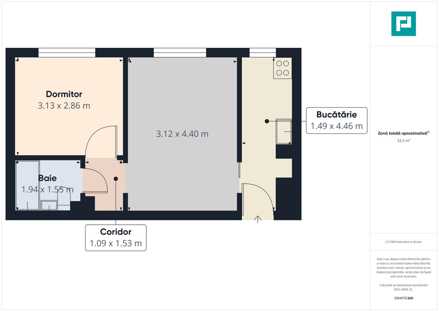 Apartament  2 camere parter Vlaicu - Poză 8