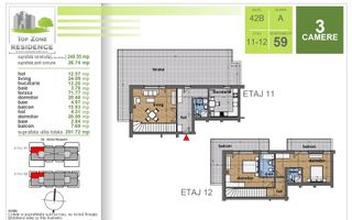 DUPLEX 3CAM. IN BLOC FINALIZAT / SCOALA BRAUNER,METROU N. TECLU! - Poză 2