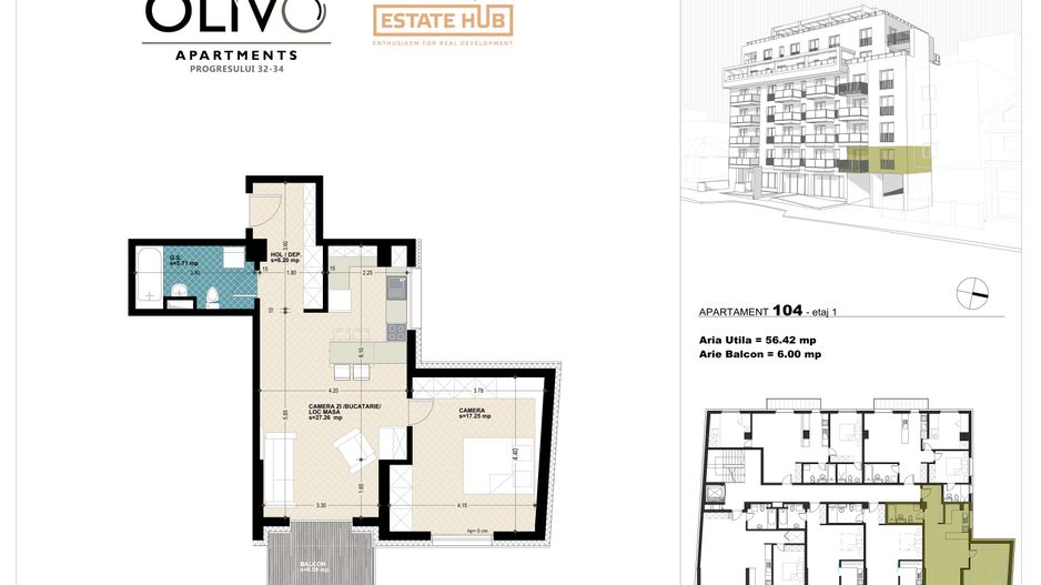 2 camere | de la dezvoltator | Langa Iulius Mall si FSEGA - Poză 5