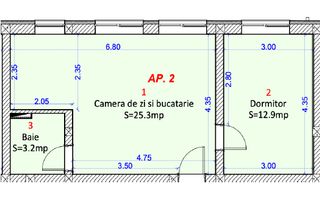Apartament 2 camere cu gradina, Zona Shopping City - Poză 1