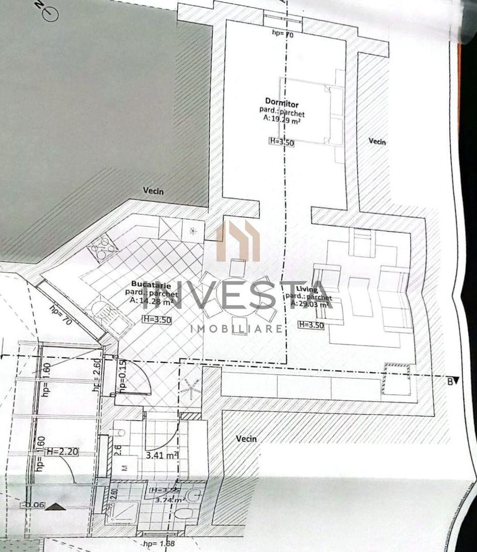 Casa semifinisata de vanzare pe strada Brasov! - Schiță 2