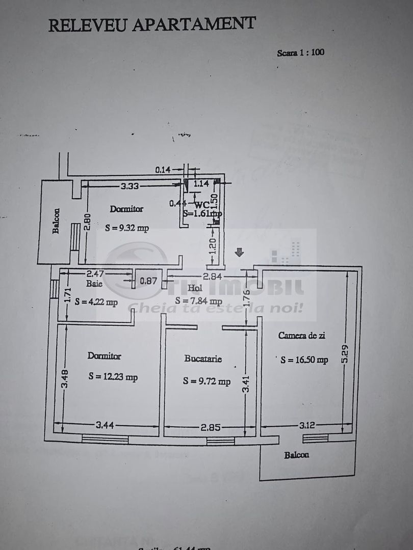 3 camere Podu de Fier Iași, 65 mp, mobilat, utilat – 162.000 € - Poză 11