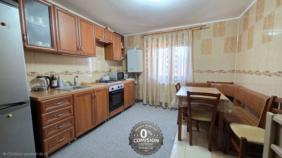 Apartament cu 3 camere, 2 bai, 2 balcoane, mobilat și utilat, zona TRAIAN; - Poză 2