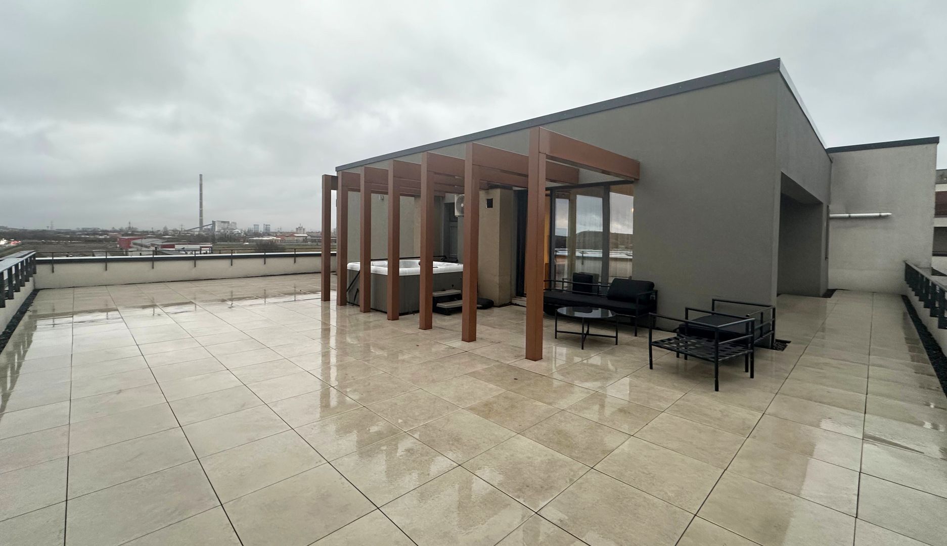 Penthouse de LUX 4 camere cu terasă spectaculoasă de 122 mp + jacuzzi - Poză 5