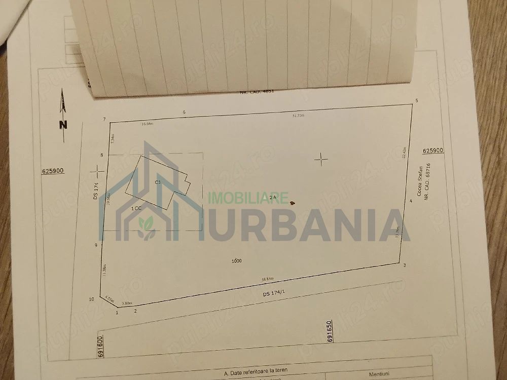 Teren intravilan de vanzare in Dancas, comuna Miroslava - Poză 1
