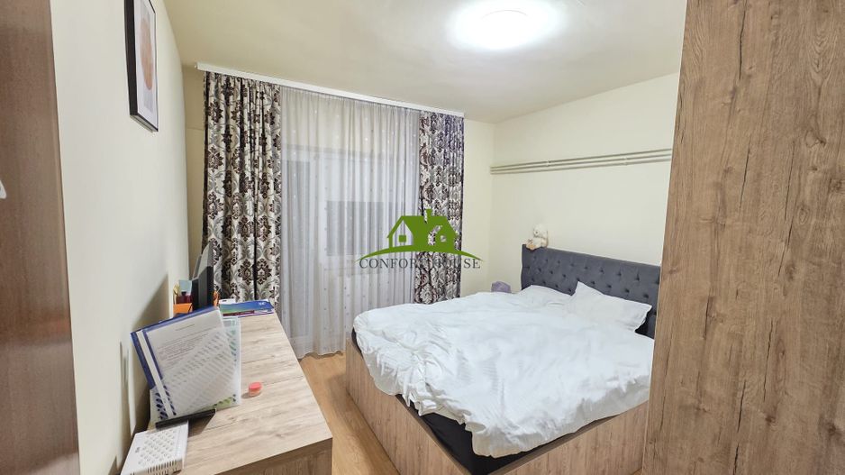APT. 62mp cu 2 camere/2 balcoane – mobilat/utilat – Matei Basarab - Poză 7