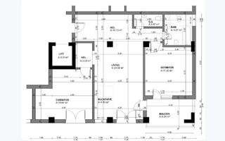 Apartament modern 3 camere - 90 mp utili + terasă - Str Iacob Bologa - Schiță 24