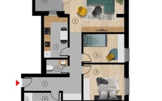 Apartament premium 3 camere, prima închiriere – Otopeni - Poză 10
