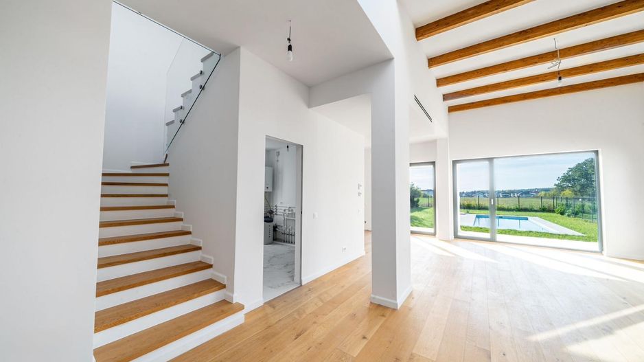 Vilă + piscină în Corbeanca, preț promo 399.000€, 2 locuri de parcare - Poză 1