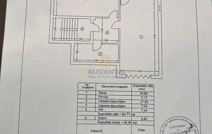 Vila S+P+M de vanzare in Popești Leordeni–teren 623 mp, piscina, garaj - Schiță 21