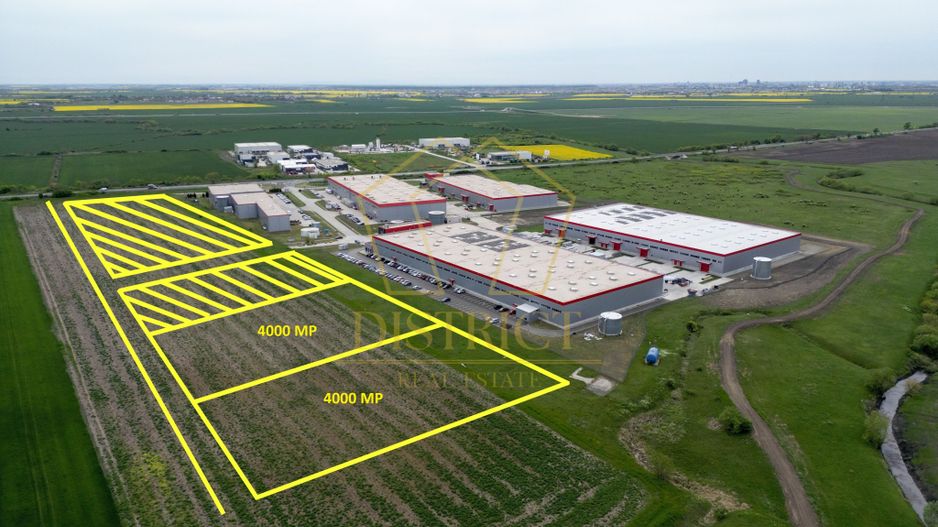 COM 0% Parcele industriale pentru hale, servicii | Sanandrei - Poză 1