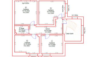 Circumvalatiunii | Casa individuala | 6 camere | Garaj - Poză 35
