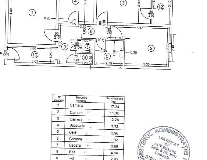 Apartament 3 camere de vanzare Pacii - Poză 8