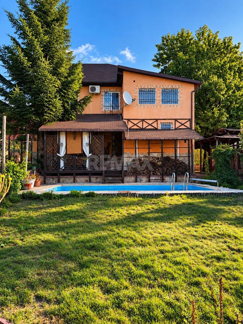 CASĂ CU PISCINĂ, SAUNĂ ȘI VEDERE PANORAMICĂ – TOHATIN - Poză 2