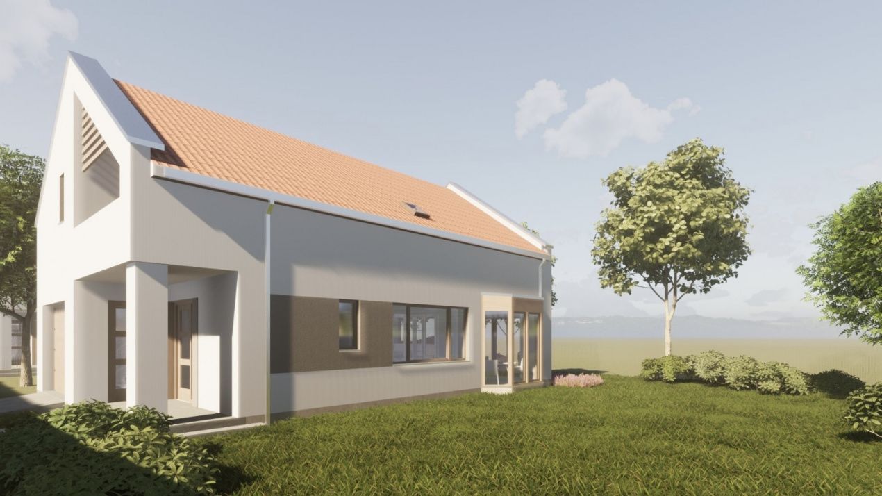 Casă in construcție P+M, Teren 565 mp - Str. George Enescu - Carei - Poză 1