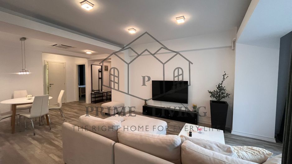 APARTAMENT SUPERB CU 2 DORMITOARE LA INCHIRIERE LANGA PARC HERASTRAU - Poză 2