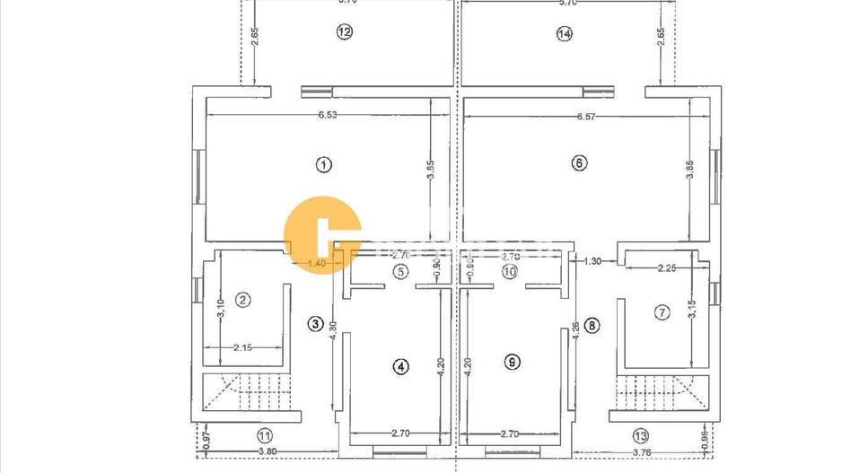 Duplex Miroslava strada Stadionului - Poză 7
