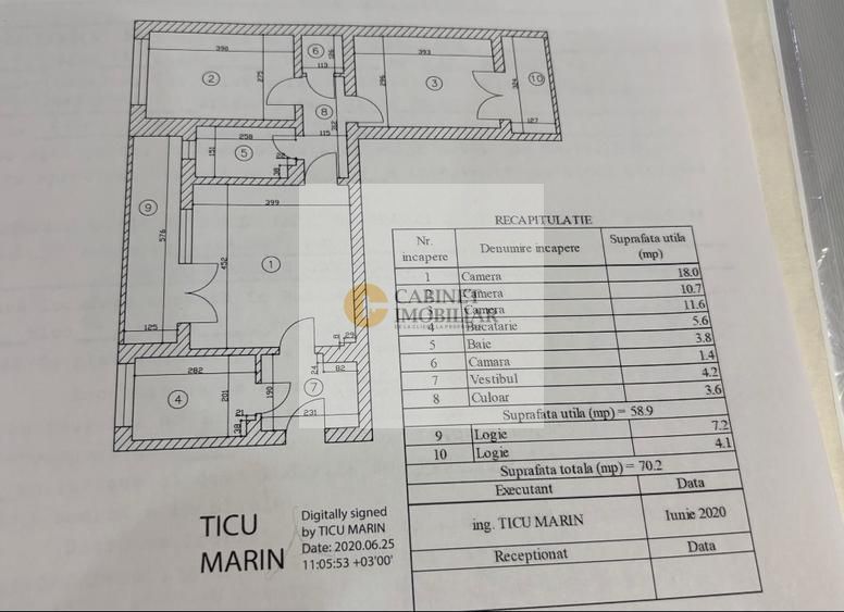 3 Camere - 71MP | Reabilitat | 3/9 | M Gorjului la 8 minute - Schiță 16