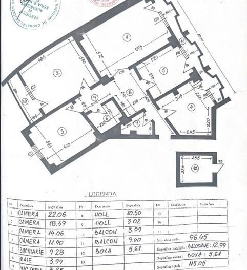Apartament 4 Camere | 13 Septembrie - Casa Poporului - Schiță 7