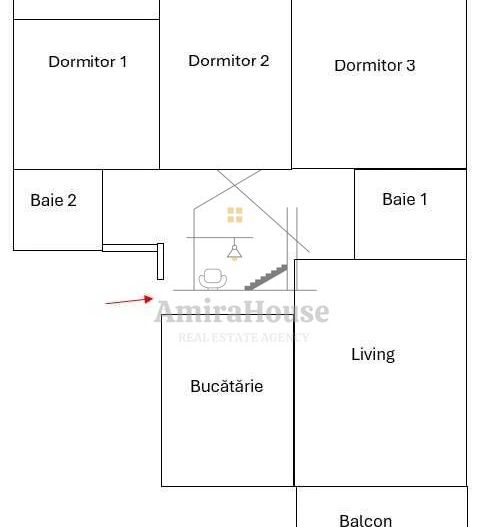 Apartament 4 camere etaj 3 din 4 zona Mogosoaia - Poză 8