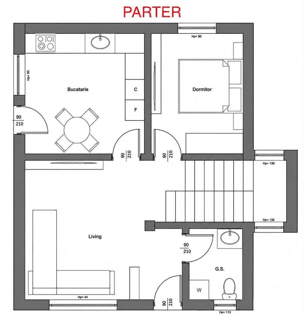 VILĂ P+1E modernă, finisată ”LA CHEIE” , teren 530 mp,  VASLUI, zona LAC DELEA; - Poză 5